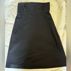 Elegant Black Strapless Dress